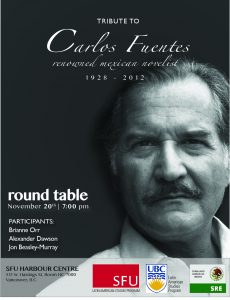 Reading and Roundtable: Carlos Fuentes
