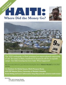 Film Screening: Haiti: Where Did the Money Go?