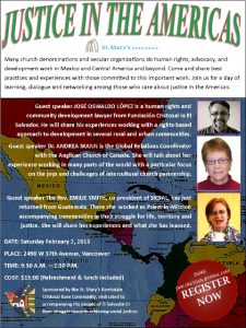 Workshop: Justice in the Americas