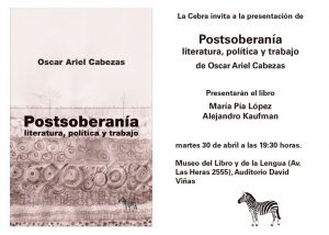 Book Presentation: Oscar Cabezas