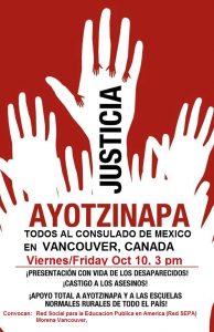 Solidarity Rally for Ayotzinapa Students
