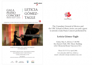 Concert: Leticia Gómez-Tagle